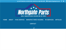 Tablet Screenshot of northgateparts.com